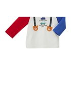 【ミキハウスホットビスケッツ/MIKI HOUSE HOT BISCUITS / KIDS】の【70-120cm】 サスペンダープリント長袖Tシャツ ブルー|ID: prp329100004680736 ipo3291000000033808464