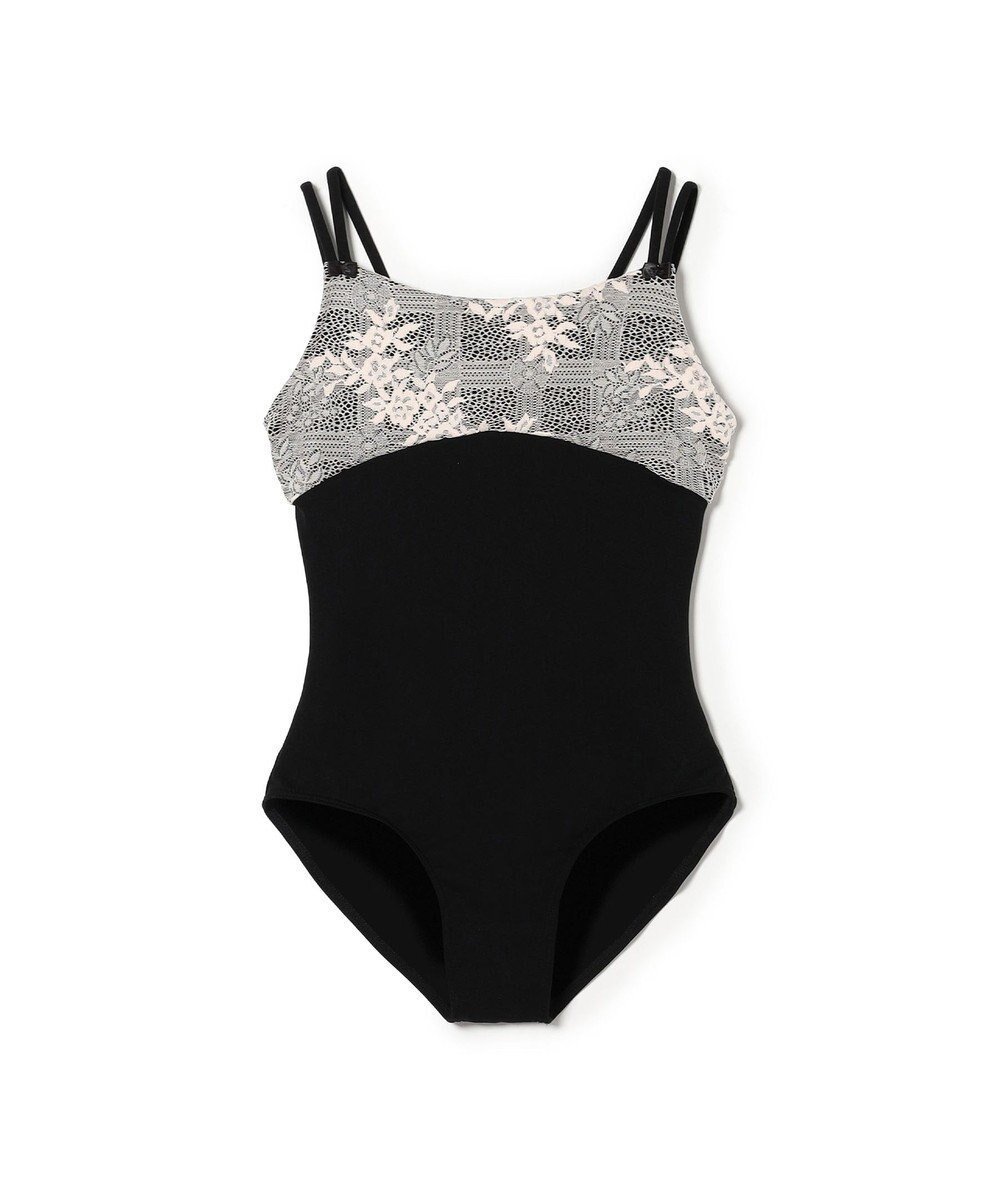 【チャコット/Chacott / KIDS】のキャミソールレオタード インテリア・キッズ・メンズ・レディースファッション・服の通販 founy(ファニー) 　ファッション　Fashion　キッズファッション　Fashion for Kids　おすすめ　Recommended / Our Picks　キャミソール　Camisole, Spaghetti Strap Top　ストレッチ　Stretch, Stretchy Fabric　チェック　Check, Plaid, Tartan　フェミニン　Feminine, Girly　ラップ　Wrap, Wrap Design　リボン　Ribbon, Bow　レース　Lace, Lace Fabric　人気　Popular, Best Seller　定番　Standard, Basic Item　ピンク|ID: prp329100004680743 ipo3291000000034576075