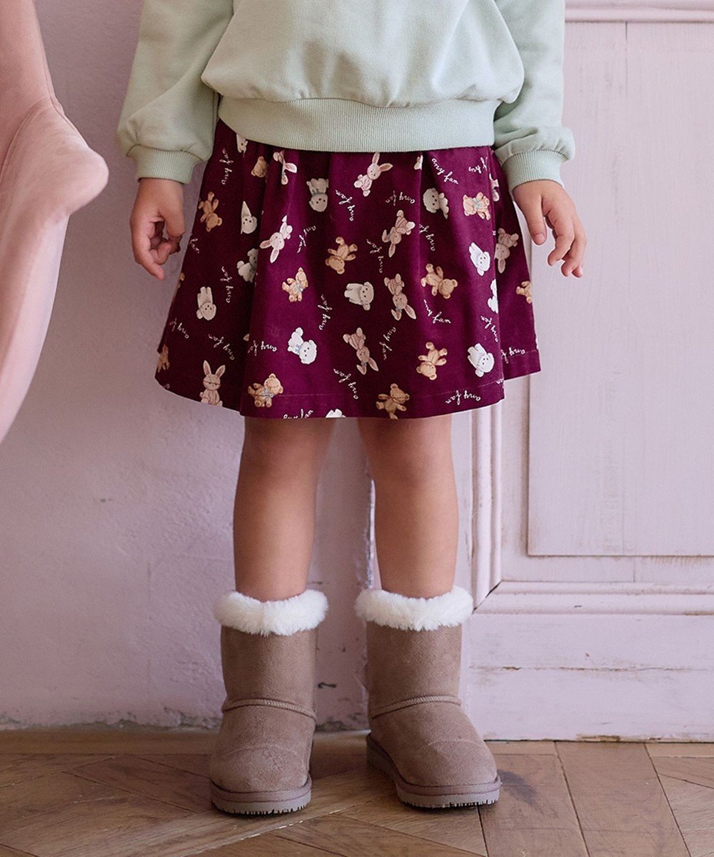 【エニィ/ANY / KIDS】のアニマル 総柄 スカパン インテリア・キッズ・メンズ・レディースファッション・服の通販 founy(ファニー) ファッション Fashion キッズファッション Fashion for Kids ボトムス Bottoms アニマル Animal Print インナー Innerwear プリント Print, Printed Pattern ポケット Pocket, Pocket Detail リボン Ribbon, Bow 秋 Autumn A/W・秋冬 Autumn/Winter ボルドー系|ID: prp329100004680768 ipo3291000000034229963