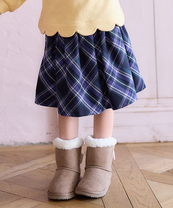 【エニィ/ANY / KIDS】のチェック柄 スカパン インテリア・キッズ・メンズ・レディースファッション・服の通販 founy(ファニー) https://founy.com/ ファッション Fashion キッズファッション Fashion for Kids ボトムス Bottoms インナー Innerwear チェック Check, Plaid, Tartan ポケット Pocket, Pocket Detail リボン Ribbon, Bow A/W・秋冬 Autumn/Winter |ID: prp329100004680769 ipo3291000000034309592