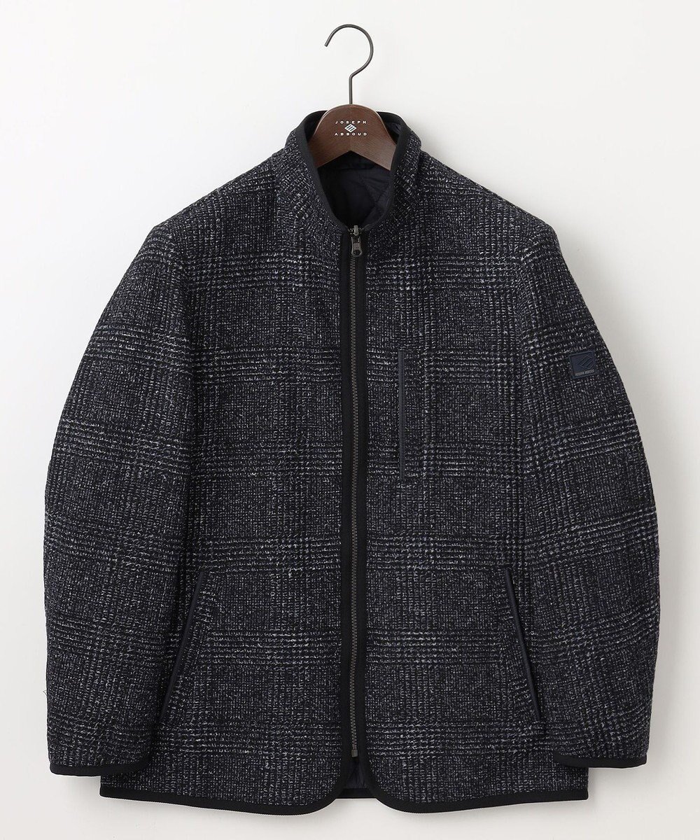 【ジョセフ アブード/JOSEPH ABBOUD / MEN】の【洗える/リバーシブル/まるでニット】ツィーディーフリース ジャケット インテリア・キッズ・メンズ・レディースファッション・服の通販 founy(ファニー) 　ファッション　Fashion　メンズファッション　Fashion for Men　アウター　Men's Coats Outerwear　ブルゾンジャケット / カジュアルアウター　Bomber Jackets & Blousons　キルト　Quilt, Quilted Fabric　ジャケット　Jacket, Outerwear　タフタ　Taffeta, Structured Fabric　ブルゾン　Blouson, Bomber Jacket　リバーシブル　Reversible, Two-Sided　リラックス　Relax, Relaxed Fit　洗える　Machine Washable　A/W・秋冬　Autumn/Winter　ネイビー系|ID: prp329100004680770 ipo3291000000033808567