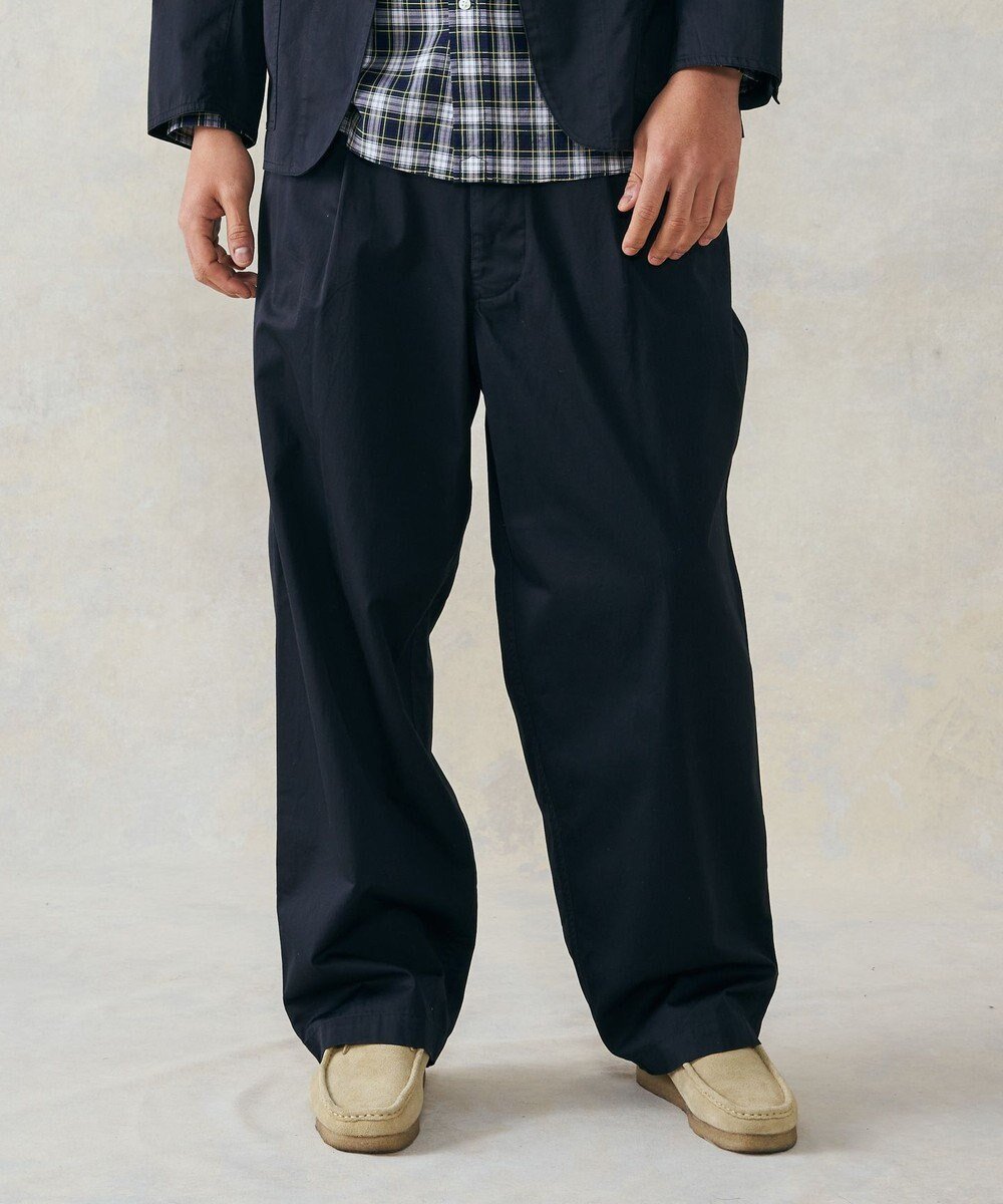 【ジェイ プレス/J.PRESS / MEN】のギザツイルワンタックワイドパンツ インテリア・キッズ・メンズ・レディースファッション・服の通販 founy(ファニー) ファッション Fashion メンズファッション Fashion for Men ボトムス Bottoms おすすめ Recommended / Our Picks インナー Innerwear シンプル Simple, Minimal ジャケット Jacket, Outerwear セットアップ Set-Up, Coordinated Outfit ワイド Wide, Wide Fit 夏 Summer 春 Spring S/S・春夏 SS, Spring/Summer, Warm Season ネイビー系|ID: prp329100004680792 ipo3291000000034863889