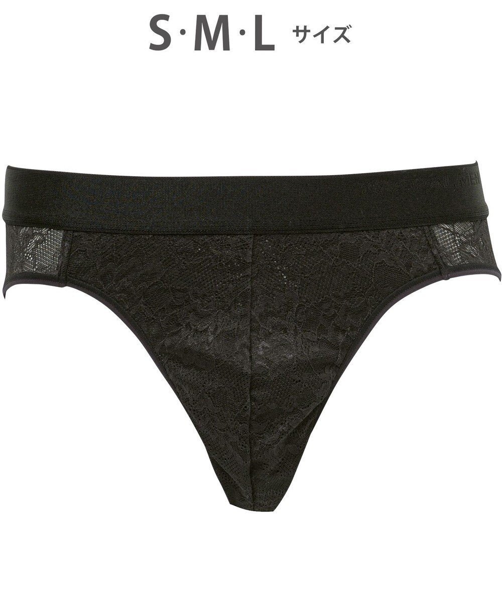 【ワコール/Wacoal / MEN】のWACOAL MEN 【レースブリーフ】 ブリーフ フロント立体設計 通気性 花柄レース 前閉じ 下着 ビキニ メンズ WF1822 /ワコールメン インテリア・キッズ・メンズ・レディースファッション・服の通販 founy(ファニー) 　ファッション　Fashion　メンズファッション　Fashion for Men　アンダー　Underwear Essentials　インナー　Innerwear　ビキニ　Bikini, Two-Piece Swimsuit　フィット　Fit, Slim Fit　フロント　Front, Front Design　メンズ　Men's, Menswear　レース　Lace, Lace Fabric　ブラック|ID: prp329100004680799 ipo3291000000033808670