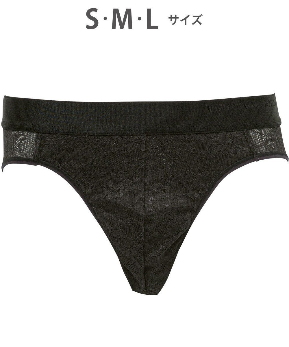 【ワコール/Wacoal / MEN】のWACOAL MEN 【レースブリーフ】 ブリーフ フロント立体設計 通気性 花柄レース 前閉じ 下着 ビキニ メンズ WF1822 /ワコールメン インテリア・キッズ・メンズ・レディースファッション・服の通販 founy(ファニー) 　ファッション　Fashion　メンズファッション　Fashion for Men　アンダー　Underwear Essentials　インナー　Innerwear　ビキニ　Bikini, Two-Piece Swimsuit　フィット　Fit, Slim Fit　フロント　Front, Front Design　メンズ　Men's, Menswear　レース　Lace, Lace Fabric　ブラック|ID: prp329100004680799 ipo3291000000034425053