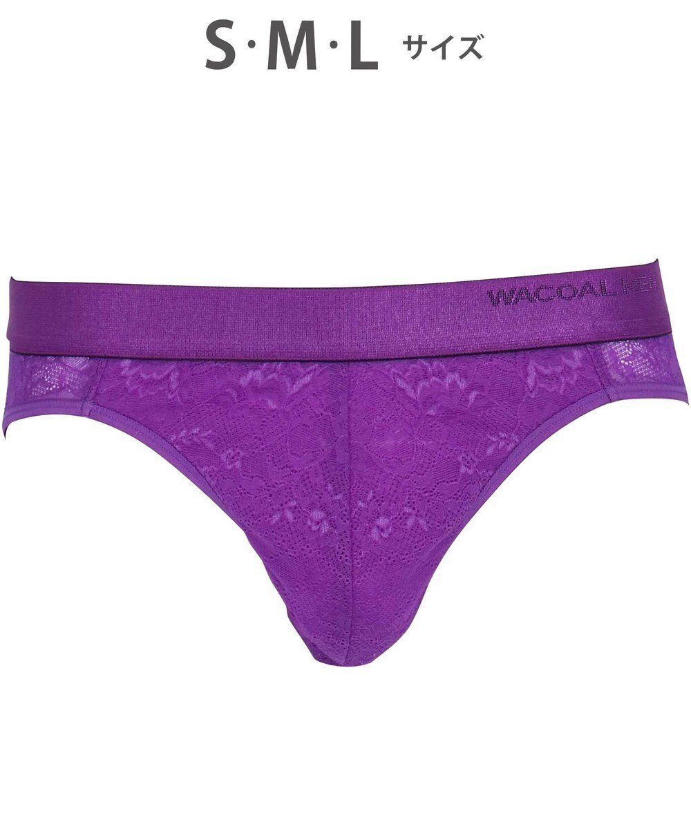【ワコール/Wacoal / MEN】のWACOAL MEN 【レースブリーフ】 ブリーフ フロント立体設計 通気性 花柄レース 前閉じ 下着 ビキニ メンズ WF1822 /ワコールメン インテリア・キッズ・メンズ・レディースファッション・服の通販 founy(ファニー) 　ファッション　Fashion　メンズファッション　Fashion for Men　アンダー　Underwear Essentials　インナー　Innerwear　ビキニ　Bikini, Two-Piece Swimsuit　フィット　Fit, Slim Fit　フロント　Front, Front Design　メンズ　Men's, Menswear　レース　Lace, Lace Fabric　バイオレット|ID: prp329100004680799 ipo3291000000034425057