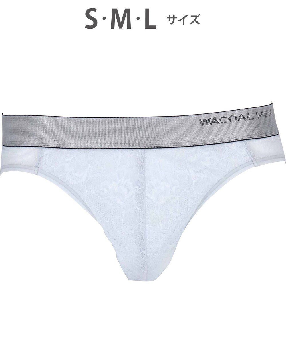 【ワコール/Wacoal / MEN】のWACOAL MEN 【レースブリーフ】 ブリーフ フロント立体設計 通気性 花柄レース 前閉じ 下着 ビキニ メンズ WF1822 /ワコールメン インテリア・キッズ・メンズ・レディースファッション・服の通販 founy(ファニー) 　ファッション　Fashion　メンズファッション　Fashion for Men　アンダー　Underwear Essentials　インナー　Innerwear　ビキニ　Bikini, Two-Piece Swimsuit　フィット　Fit, Slim Fit　フロント　Front, Front Design　メンズ　Men's, Menswear　レース　Lace, Lace Fabric　ホワイト|ID: prp329100004680799 ipo3291000000034425058