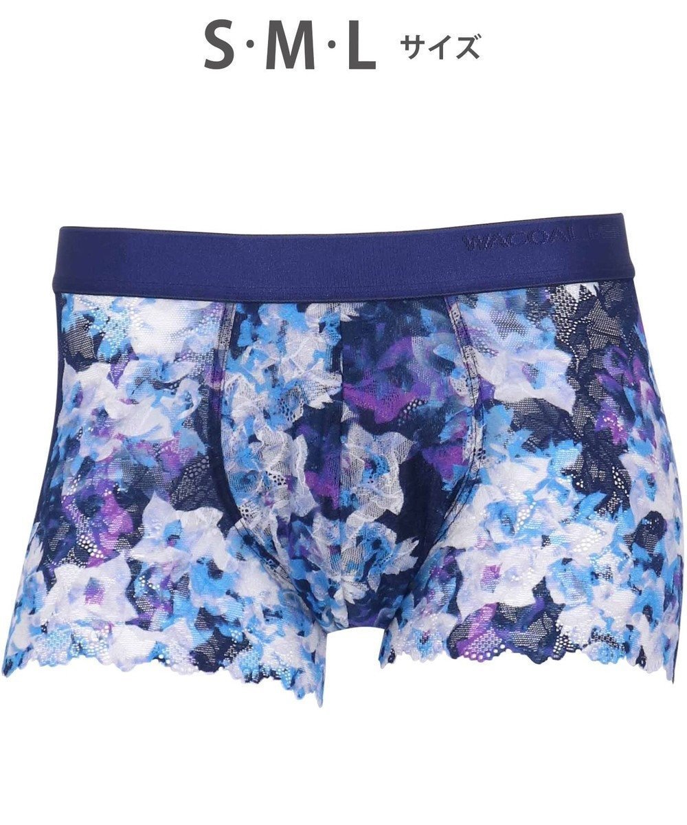 【ワコール/Wacoal / MEN】のWACOAL MEN 【レースボクサー】 ボクサーパンツ フロント快適グラマラス 通気性 スカラ始末(裾部分) 前閉じ レース 下着 メンズ WT3826 /ワコールメン 人気、トレンドファッション・服の通販 founy(ファニー) ファッション Fashion メンズファッション Fashion for Men ボトムス Bottoms アンダー Underwear Essentials グラデーション Gradient, Ombre フロント Front, Front Design プリント Print, Printed Pattern メンズ Men's, Menswear モチーフ Motif, Design Theme レース Lace, Lace Fabric other-1|ID: prp329100004680801 ipo3291000000035641653