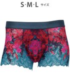 【ワコール/Wacoal / MEN】のWACOAL MEN 【レースボクサー】 ボクサーパンツ フロント快適グラマラス 通気性 スカラ始末(裾部分) 前閉じ レース 下着 メンズ WT3826 /ワコールメン ブルーグリーン|ID: prp329100004680801 ipo3291000000035641670