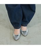 【モード エ ジャコモ/MODE ET JACOMO】のcarino ポインテッドトゥウエッジヒールパンプス シルバーコンビ|ID: prp329100004680825 ipo3291000000033808771