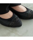 【モード エ ジャコモ/MODE ET JACOMO】のcarino ポインテッドトゥウエッジヒールパンプス 人気、トレンドファッション・服の通販 founy(ファニー) ファッション Fashion レディースファッション Fashion for Women インソール Shoe Insole オケージョン Occasion Wear クール Cool, Chic グリッター Glitter, Sparkle シンプル Simple, Minimal スタイリッシュ Stylish, Fashionable フェミニン Feminine, Girly フォルム Silhouette, Form 日本製 Made In Japan エレガント 上品 Elegant セレモニー Ceremony 結婚式 Wedding ビジネス 仕事 通勤 Business / Work / Commuting thumbnail ブラックコンビ|ID: prp329100004680825 ipo3291000000034180873