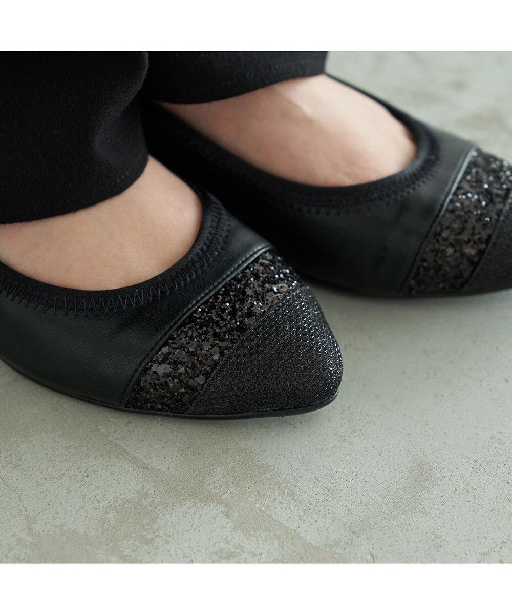 【モード エ ジャコモ/MODE ET JACOMO】のcarino ポインテッドトゥウエッジヒールパンプス インテリア・キッズ・メンズ・レディースファッション・服の通販 founy(ファニー) ファッション Fashion レディースファッション Fashion for Women インソール Shoe Insole オケージョン Occasion Wear クール Cool, Chic グリッター Glitter, Sparkle シンプル Simple, Minimal スタイリッシュ Stylish, Fashionable フェミニン Feminine, Girly フォルム Silhouette, Form 日本製 Made In Japan エレガント 上品 Elegant セレモニー Ceremony 結婚式 Wedding ビジネス 仕事 通勤 Business / Work / Commuting ブラックコンビ|ID: prp329100004680825 ipo3291000000034180873