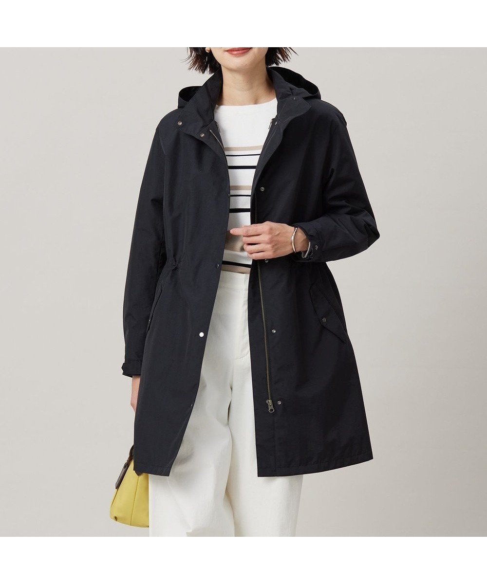 【ジェイ プレス/J.PRESS】の【洗える】スパンライクナイロンタッサー フーデット コート 人気、トレンドファッション・服の通販 founy(ファニー) 　ファッション　Fashion　レディースファッション　Fashion for Women　アウター　Coat / Outerwear Collection　コート・ロングコート・ピーコート　Long Coats, Peacoats & More　レディースジャケット・軽アウター　Jackets　インナー　Innerwear　洗える　Machine Washable　キルティング　Quilted, Quilting　ギャザー　Gathered, Ruffled　ジャケット　Jacket, Outerwear　ドット　Polka Dot, Dot Pattern　ライナー　Liner, Inner Layer　リラックス　Relax, Relaxed Fit　A/W・秋冬　Autumn/Winter　エレガント 上品　Elegant　 other-1|ID: prp329100004680832 ipo3291000000033808981