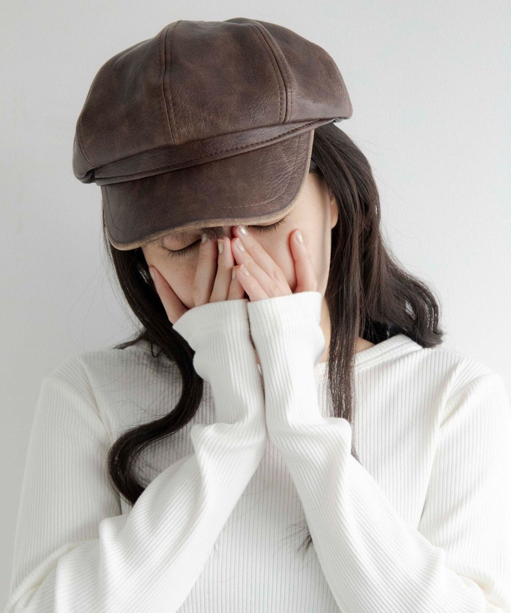【ウィゴー/WEGO】のヴィンテージPUキャスケット 人気、トレンドファッション・服の通販 founy(ファニー) 　ファッション　Fashion　レディースファッション　Fashion for Women　キャップ&ハット　Hats & Caps　おすすめ　Recommended / Our Picks　キャスケット　Casquette, Newsboy Cap　キャップ　Cap, Baseball Cap　スマホ　Smartphone, Mobile Device　フェミニン　Feminine, Girly　ヴィンテージ　Vintage Style　帽子　Hat, Headwear　 other-1|ID: prp329100004680834 ipo3291000000034230935