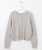 【エニィ スィス/any SiS】の【前後着用可】スパークルシャギー カーディガン ライトグレー|ID: prp329100004680838 ipo3291000000033809007