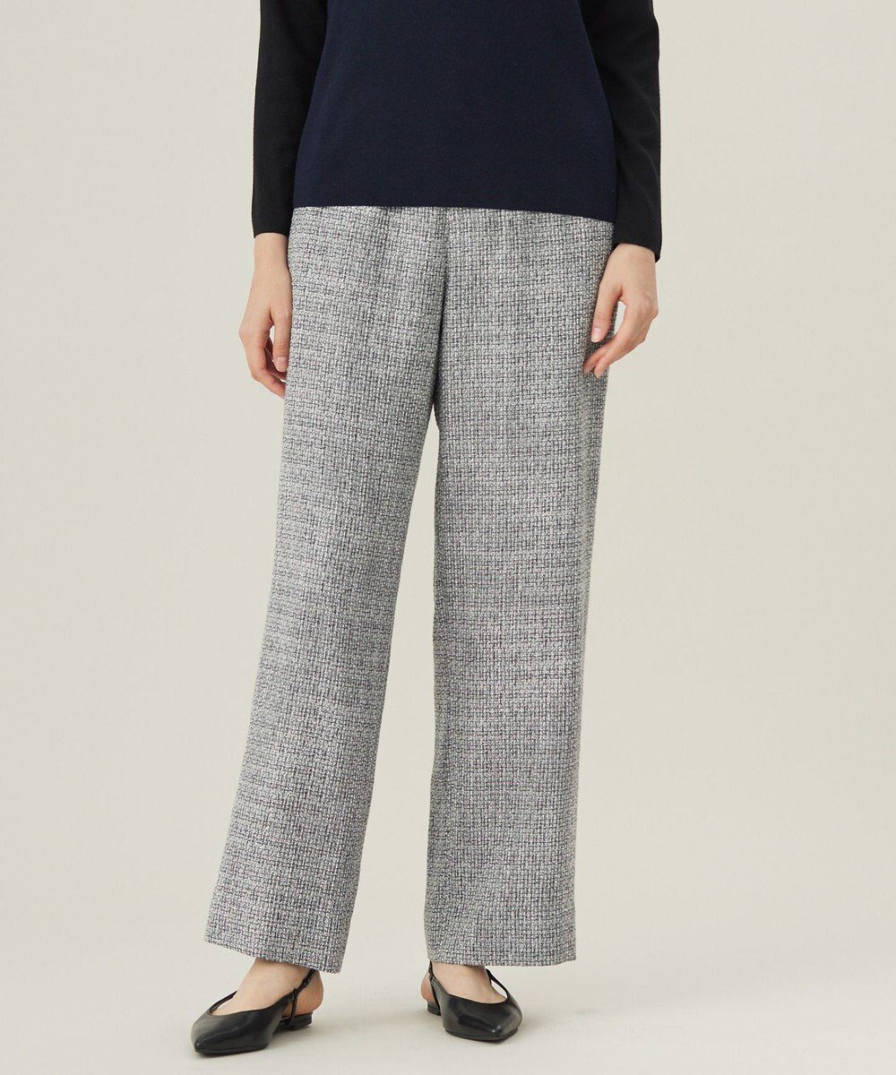 【自由区/JIYU-KU】の【セットアップ対応・洗える】ライトミックスツイードワイドストレート パンツ 人気、トレンドファッション・服の通販 founy(ファニー) ファッション Fashion レディースファッション Fashion for Women セットアップ Matching Sets レディースパンツ・ボトムス Pants & Trousers / Bottoms ジャケット Jacket, Outerwear ストレート Straight, Straight Cut セットアップ Set-Up, Coordinated Outfit セレモニー Ceremony ツイード Twill, Twill Weave ミックス Mix, Mixed Style ループ Loop, Loop Knit ワイド Wide, Wide Fit エレガント 上品 Elegant 夏 Summer S/S・春夏 SS, Spring/Summer, Warm Season 洗える Machine Washable A/W・秋冬 Autumn/Winter other-1|ID: prp329100004680862 ipo3291000000034231007