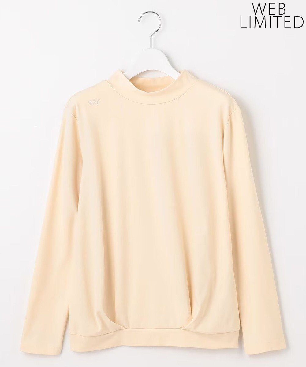 【23区 ゴルフ/NIJYUSANKU GOLF】の【WOMEN/EC限定】【吸水速乾/UVケア】シンプル モックネック インテリア・キッズ・メンズ・レディースファッション・服の通販 founy(ファニー) ファッション Fashion レディースファッション Fashion for Women トップス・カットソー Cut & Sew Tops シャツ・ブラウス・オフィスカジュアル Elegant Blouses & Button-Ups ロングTシャツ・Tシャツ Longline T-Shirts & Tees カットソー・ベーシックTシャツ Cut-and-Sewn Tops / Stretch Tees & Basics 春 Spring 秋 Autumn カットソー Cut and Sewn Top 吸水 Absorbent, Quick-Dry シンプル Simple, Minimal ジャケット Jacket, Outerwear ストレッチ Stretch, Stretchy Fabric 人気 Popular, Best Seller 長袖 Long Sleeve, Full Sleeve ブルゾン Blouson, Bomber Jacket モックネック Mock Neck, Short Turtleneck ロング Long, Long-Length 冬 Winter / This Winter A/W・秋冬 Autumn/Winter おすすめ Recommended / Our Picks 夏 Summer エレガント 上品 Elegant ゴルフ Golf ビジネス 仕事 通勤 Business / Work / Commuting ベージュ系|ID: prp329100004680878 ipo3291000000033809186