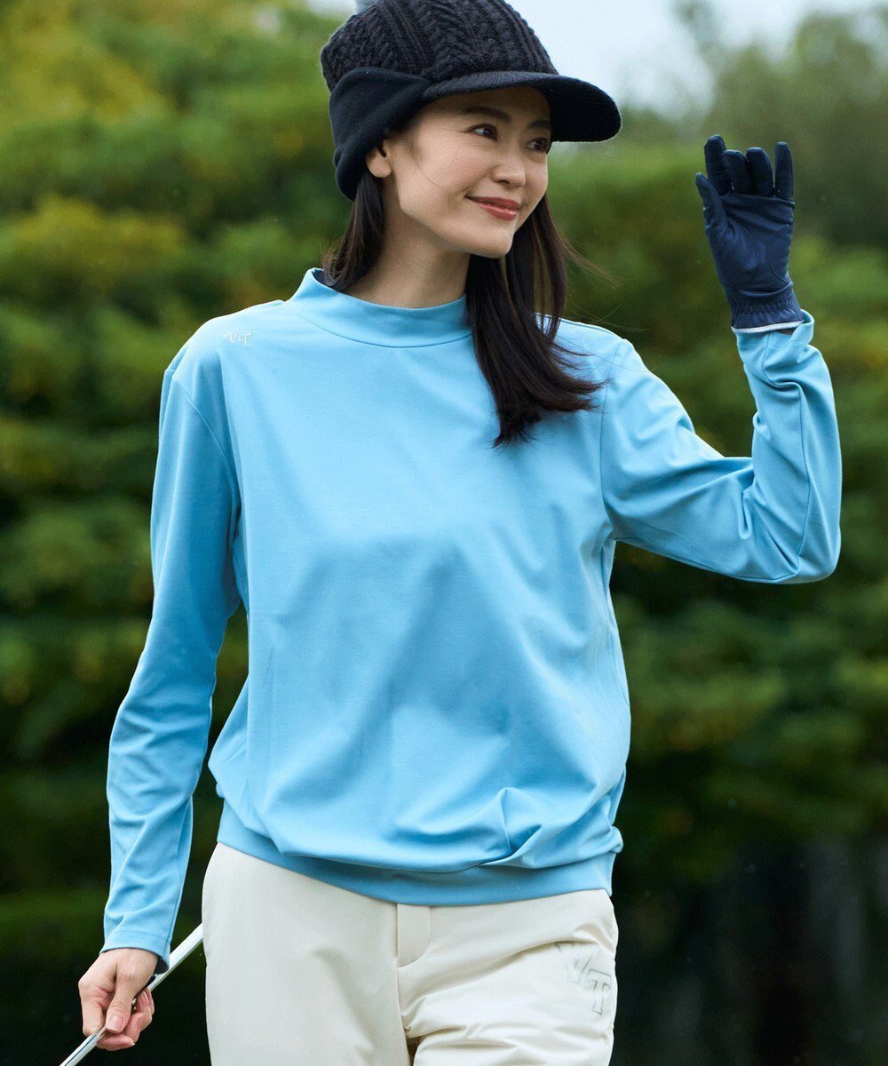 【23区 ゴルフ/NIJYUSANKU GOLF】の【WOMEN/EC限定】【吸水速乾/UVケア】シンプル モックネック インテリア・キッズ・メンズ・レディースファッション・服の通販 founy(ファニー) ファッション Fashion レディースファッション Fashion for Women トップス・カットソー Cut & Sew Tops シャツ・ブラウス・オフィスカジュアル Elegant Blouses & Button-Ups ロングTシャツ・Tシャツ Longline T-Shirts & Tees カットソー・ベーシックTシャツ Cut-and-Sewn Tops / Stretch Tees & Basics 春 Spring 秋 Autumn カットソー Cut and Sewn Top 吸水 Absorbent, Quick-Dry シンプル Simple, Minimal ジャケット Jacket, Outerwear ストレッチ Stretch, Stretchy Fabric 人気 Popular, Best Seller 長袖 Long Sleeve, Full Sleeve ブルゾン Blouson, Bomber Jacket モックネック Mock Neck, Short Turtleneck ロング Long, Long-Length 冬 Winter / This Winter A/W・秋冬 Autumn/Winter おすすめ Recommended / Our Picks 夏 Summer エレガント 上品 Elegant ゴルフ Golf ビジネス 仕事 通勤 Business / Work / Commuting スカイブルー系|ID: prp329100004680878 ipo3291000000033809187