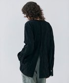 【ベイジ,/BEIGE,】の【洗える・GISELe 4月号掲載】ASTILBE / コットンジャージークルーネックブラウス Black|ID: prp329100004680882 ipo3291000000033809203