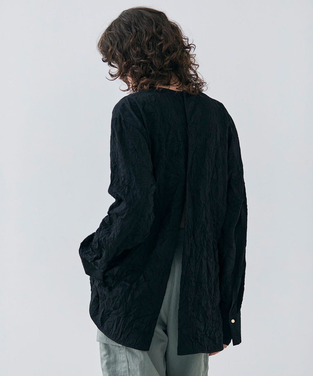 【ベイジ,/BEIGE,】の【洗える・GISELe 4月号掲載】ASTILBE / コットンジャージークルーネックブラウス インテリア・キッズ・メンズ・レディースファッション・服の通販 founy(ファニー) 　雑誌掲載アイテム　Magazine Picks & Fashion Features　ファッション雑誌　Fashion Magazines　ジゼル　GISELe　ファッション　Fashion　レディースファッション　Fashion for Women　トップス・カットソー　Cut & Sew Tops　シャツ・ブラウス・オフィスカジュアル　Elegant Blouses & Button-Ups　インナー　Innerwear　春　Spring　洗える　Machine Washable　カーゴパンツ　Cargo Pants, Utility Pants　カーディガン　Cardigan, Knitwear　4月号　April Issue　ジャケット　Jacket, Outerwear　雑誌　Magazine, Fashion Magazine　デニム　Denim, Jeans Material　ボトム　Bottoms, Lower Wear　ロング　Long, Long-Length　A/W・秋冬　Autumn/Winter　S/S・春夏　SS, Spring/Summer, Warm Season　夏　Summer　エレガント 上品　Elegant　Black|ID: prp329100004680882 ipo3291000000033809203