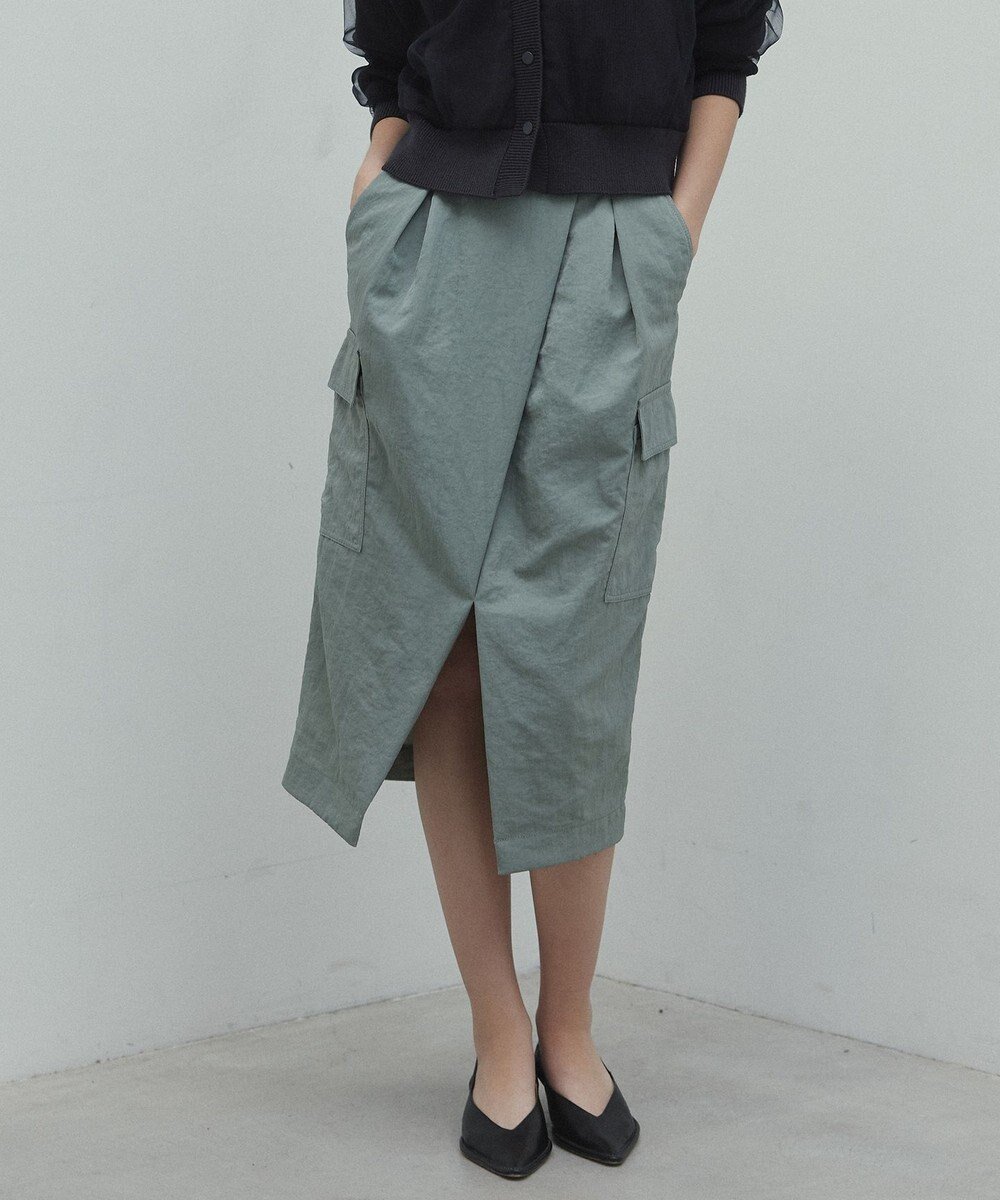 【ベイジ,/BEIGE,】の【洗える】ACANTHUS / カーゴディティールコクーンタックスカート インテリア・キッズ・メンズ・レディースファッション・服の通販 founy(ファニー) ファッション Fashion レディースファッション Fashion for Women スカート Skirts エレガント 上品 Elegant フォルム Silhouette, Form ロング Long, Long-Length ヴィンテージ Vintage Style 夏 Summer 春 Spring S/S・春夏 SS, Spring/Summer, Warm Season 洗える Machine Washable A/W・秋冬 Autumn/Winter Light Khaki|ID: prp329100004680886 ipo3291000000034231067