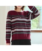 【ティアクラッセ/Tiaclasse】の【洗える】マルチボーダーニットトップス 人気、トレンドファッション・服の通販 founy(ファニー) ファッション Fashion レディースファッション Fashion for Women トップス・カットソー Cut & Sew Tops ニット Knit Tops & Sweaters アクセサリー Fashion Accessories ウォッシャブル Machine Washable 洗える Machine Washable 秋 Autumn シューズ Shoes, Footwear シンプル Simple, Minimal ストレート Straight, Straight Cut スリット Slit, Slit Detail スリーブ Sleeve, Long Sleeve / Short Sleeve セーター Sweater, Knitwear チュニック Tunic, Long Top ベーシック Basic, Essential ボーダー Border, Stripe ポケット Pocket, Pocket Detail ロング Long, Long-Length 冬 Winter / This Winter A/W・秋冬 Autumn/Winter 再入荷 Restock / Back in Stock エレガント 上品 Elegant 新作・新入荷 New Arrivals / New In thumbnail ボルドー|ID: prp329100004680887 ipo3291000000034231069