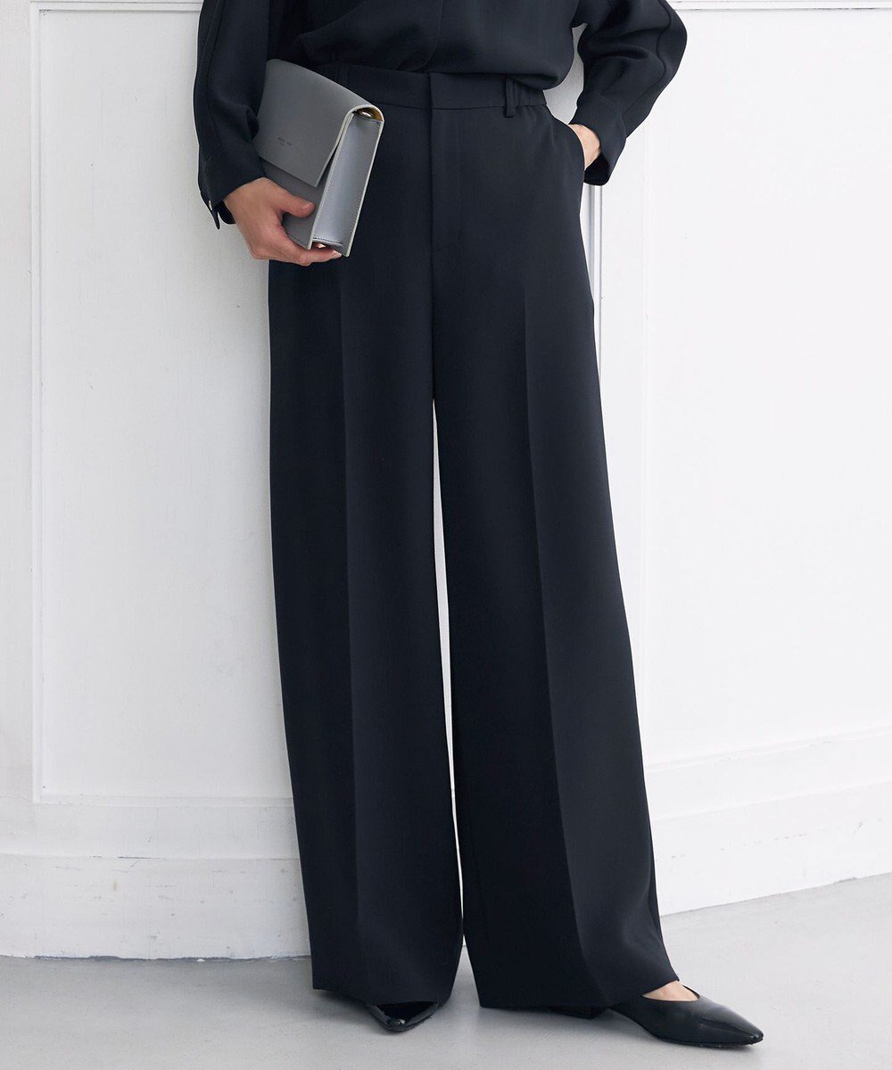 【自由区/JIYU-KU】の【セットアップ対応・洗える】トリアセダブルクロス ワイドパンツ 人気、トレンドファッション・服の通販 founy(ファニー) ファッション Fashion レディースファッション Fashion for Women セットアップ Matching Sets レディースパンツ・ボトムス Pants & Trousers / Bottoms おすすめ Recommended / Our Picks ジャケット Jacket, Outerwear ストレッチ Stretch, Stretchy Fabric ストレート Straight, Straight Cut スーツ Suit, Formalwear セットアップ Set-Up, Coordinated Outfit セレモニー Ceremony フォルム Silhouette, Form ワイド Wide, Wide Fit 夏 Summer S/S・春夏 SS, Spring/Summer, Warm Season 洗える Machine Washable A/W・秋冬 Autumn/Winter ビジネス 仕事 通勤 Business / Work / Commuting other-1|ID: prp329100004680896 ipo3291000000034231100