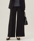 【自由区/JIYU-KU】の【セットアップ対応・洗える】トリアセダブルクロス ワイドパンツ ブラック|ID: prp329100004680896 ipo3291000000034231102