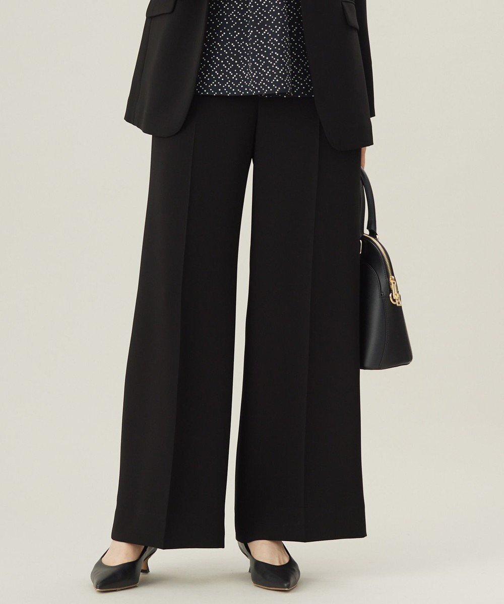 【自由区/JIYU-KU】の【セットアップ対応・洗える】トリアセダブルクロス ワイドパンツ インテリア・キッズ・メンズ・レディースファッション・服の通販 founy(ファニー) ファッション Fashion レディースファッション Fashion for Women セットアップ Matching Sets レディースパンツ・ボトムス Pants & Trousers / Bottoms おすすめ Recommended / Our Picks ジャケット Jacket, Outerwear ストレッチ Stretch, Stretchy Fabric ストレート Straight, Straight Cut スーツ Suit, Formalwear セットアップ Set-Up, Coordinated Outfit セレモニー Ceremony フォルム Silhouette, Form ワイド Wide, Wide Fit 夏 Summer S/S・春夏 SS, Spring/Summer, Warm Season 洗える Machine Washable A/W・秋冬 Autumn/Winter ビジネス 仕事 通勤 Business / Work / Commuting ブラック|ID: prp329100004680896 ipo3291000000034231102