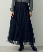 【イェッカ ヴェッカ/YECCA VECCA】のスパンコール×チュールスカート Black|ID: prp329100004680897 ipo3291000000034231106