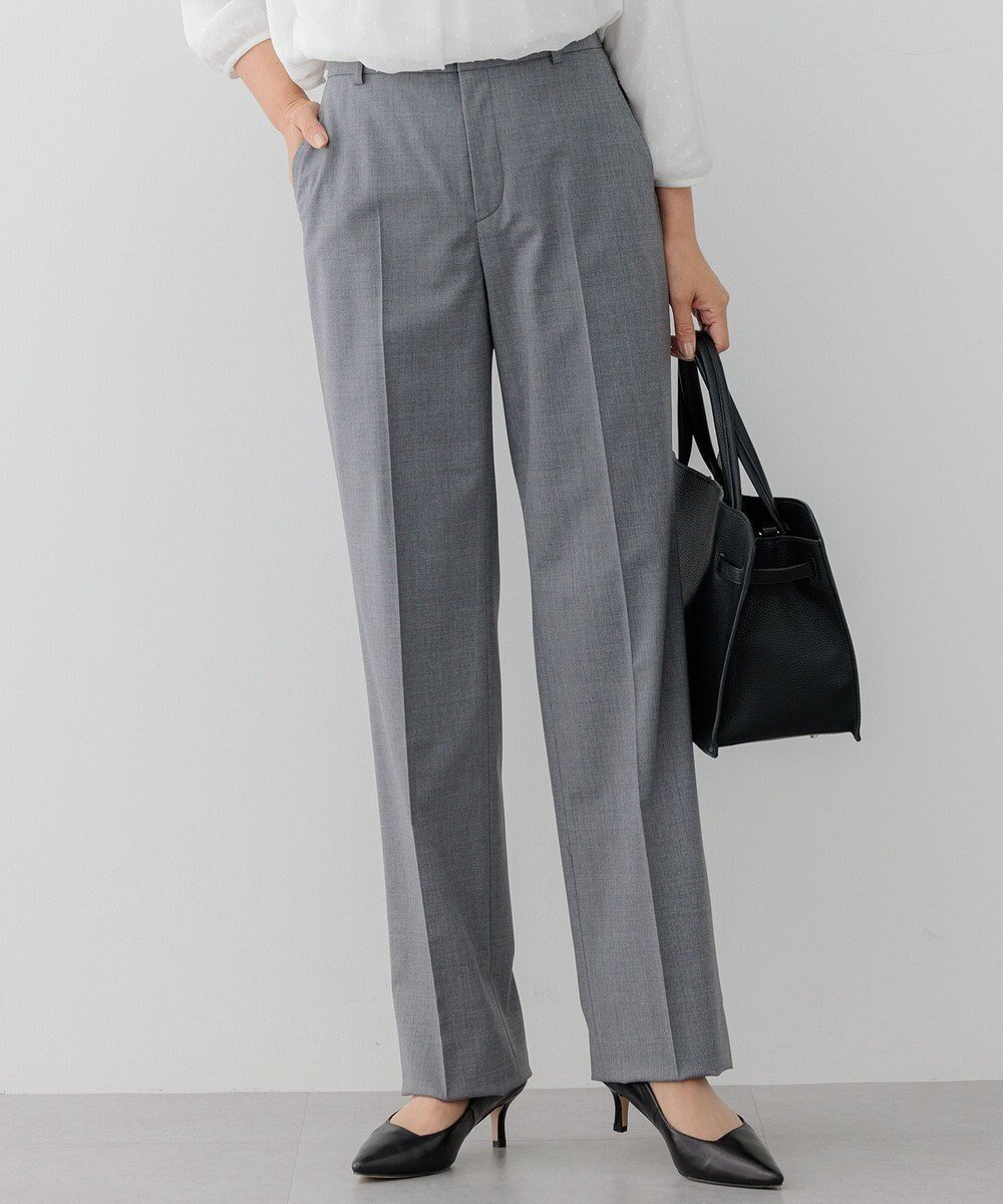 【23区/NIJYUSANKU】の【セットアップ対応】ラフィーネウール テーパードパンツ インテリア・キッズ・メンズ・レディースファッション・服の通販 founy(ファニー) ファッション Fashion レディースファッション Fashion for Women セットアップ Matching Sets レディースパンツ・ボトムス Pants & Trousers / Bottoms ジャケット Jacket, Outerwear ストレッチ Stretch, Stretchy Fabric スーツ Suit, Formalwear セットアップ Set-Up, Coordinated Outfit タイトスカート Pencil Skirt, Tight Skirt バランス Balance, Style Balance フレア Flare, Flared ベーシック Basic, Essential 無地 Plain, Solid Color ワイド Wide, Wide Fit A/W・秋冬 Autumn/Winter S/S・春夏 SS, Spring/Summer, Warm Season 夏 Summer エレガント 上品 Elegant ライトグレー系|ID: prp329100004680906 ipo3291000000034231120