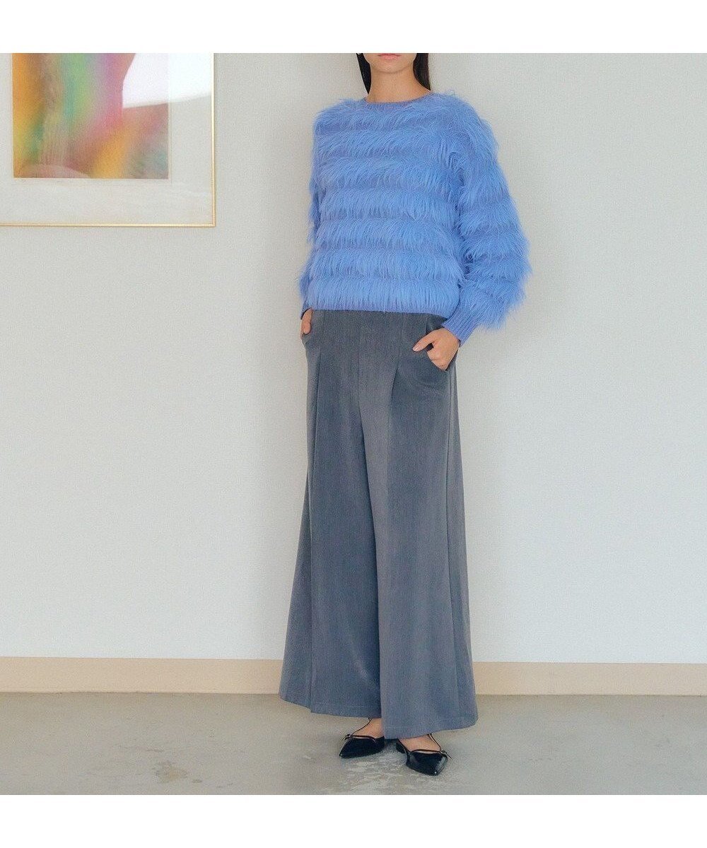 【イェッカ ヴェッカ/YECCA VECCA】のストラップハイウエストパンツ インテリア・キッズ・メンズ・レディースファッション・服の通販 founy(ファニー) ファッション Fashion レディースファッション Fashion for Women パンツ Pants & Trousers おすすめ Recommended / Our Picks ストライプ Stripe, Striped Pattern スマート Smart, Elegant ポケット Pocket, Pocket Detail ワイド Wide, Wide Fit A/W・秋冬 Autumn/Winter Gray|ID: prp329100004680908 ipo3291000000034231122