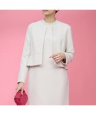 【組曲/KUMIKYOKU】の【WEB限定・KUMIKYOKU NAVY】コンフォータブルドレープ ノーカラージャケット 人気、トレンドファッション・服の通販 founy(ファニー) ファッション Fashion レディースファッション Fashion for Women アウター Coat / Outerwear Collection レディースジャケット・軽アウター Jackets ノーカラージャケット / シンプル上品コーデ Collarless Jackets オケージョン Occasion Wear コレクション Collection, Seasonal Line コンパクト Compact, Small Size シェイプ Shape, Slim Fit シンプル Simple, Minimal ジャケット Jacket, Outerwear スタイリッシュ Stylish, Fashionable セットアップ Set-Up, Coordinated Outfit ドレス Dress, One-Piece フォルム Silhouette, Form フォーマル Formal, Dressy フリル Frill, Ruffle フレア Flare, Flared A/W・秋冬 Autumn/Winter 2022年 2022 S/S・春夏 SS, Spring/Summer, Warm Season 2022-2023秋冬・A/W Autumn/Winter 2022–23 AW22–23 夏 Summer エレガント 上品 Elegant セレモニー Ceremony 入学式 Entrance Ceremony 卒業式 Graduation Ceremony 結婚式 Wedding thumbnail サンドベージュ系|ID: prp329100004680914 ipo3291000000034747176