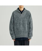 【ジェイプレスヨークストリート/J.PRESS YORK STREET】の【UNISEX】ウールカシミヤ ハーフジップニット 人気、トレンドファッション・服の通販 founy(ファニー) ファッション Fashion レディースファッション Fashion for Women トップス・カットソー Cut & Sew Tops ニット Knit Tops & Sweaters ユニセックス Unisex, Genderless インナー Innerwear シンプル Simple, Minimal セーター Sweater, Knitwear ハーフ Half, Half-Length フィット Fit, Slim Fit ボトム Bottoms, Lower Wear リラックス Relax, Relaxed Fit エレガント 上品 Elegant 畦 Ribbed Knit A/W・秋冬 Autumn/Winter thumbnail ブラック系1|ID: prp329100004680919 ipo3291000000034231155