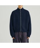 【ジェイプレスヨークストリート/J.PRESS YORK STREET】の【UNISEX】ウールカシミヤ ジップアップニット 人気、トレンドファッション・服の通販 founy(ファニー) ファッション Fashion レディースファッション Fashion for Women トップス・カットソー Cut & Sew Tops ニット Knit Tops & Sweaters ユニセックス Unisex, Genderless カーディガン Cardigan, Knitwear ショート Short, Short Length シンプル Simple, Minimal スタイリッシュ Stylish, Fashionable セーター Sweater, Knitwear フィット Fit, Slim Fit ボトム Bottoms, Lower Wear リラックス Relax, Relaxed Fit ワイド Wide, Wide Fit A/W・秋冬 Autumn/Winter thumbnail ネイビー系|ID: prp329100004680935 ipo3291000000033809378