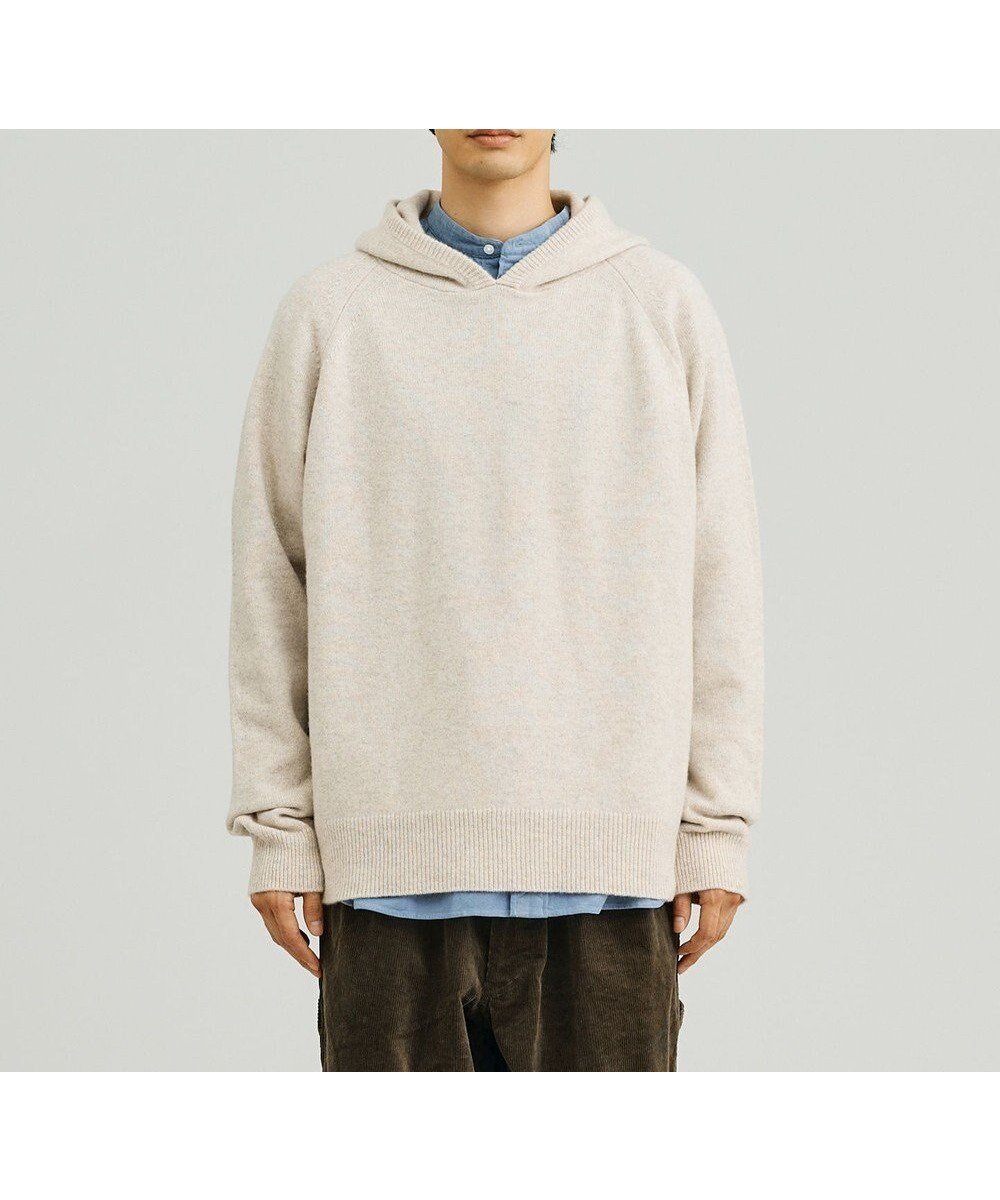 【ジェイプレスヨークストリート/J.PRESS YORK STREET】の【UNISEX】ウールカシミヤ フーディニット インテリア・キッズ・メンズ・レディースファッション・服の通販 founy(ファニー) ファッション Fashion レディースファッション Fashion for Women トップス・カットソー Cut & Sew Tops ニット Knit Tops & Sweaters ユニセックス Unisex, Genderless おすすめ Recommended / Our Picks シンプル Simple, Minimal スタイリッシュ Stylish, Fashionable セーター Sweater, Knitwear リラックス Relax, Relaxed Fit エレガント 上品 Elegant 今季 This Season, Current Season A/W・秋冬 Autumn/Winter ベージュ系|ID: prp329100004680938 ipo3291000000034296799