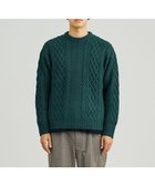 【ジェイプレスヨークストリート/J.PRESS YORK STREET】の【UNISEX】アランケーブル クルーニット 人気、トレンドファッション・服の通販 founy(ファニー) ファッション Fashion レディースファッション Fashion for Women トップス・カットソー Cut & Sew Tops ニット Knit Tops & Sweaters ユニセックス Unisex, Genderless アクリル Acrylic Material クラシック Classic, Timeless Style セーター Sweater, Knitwear フィット Fit, Slim Fit ボトム Bottoms, Lower Wear リラックス Relax, Relaxed Fit 秋 Autumn A/W・秋冬 Autumn/Winter thumbnail グリーン系|ID: prp329100004680941 ipo3291000000033809407