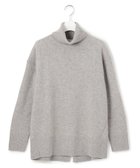 【ジェイプレスヨークストリート/J.PRESS YORK STREET】の【WOMEN】ウールカシミヤ タートルニット 人気、トレンドファッション・服の通販 founy(ファニー) ファッション Fashion レディースファッション Fashion for Women トップス・カットソー Cut & Sew Tops ニット Knit Tops & Sweaters シンプル Simple, Minimal スリット Slit, Slit Detail セーター Sweater, Knitwear タートル Turtleneck, Turtle Collar 定番 Standard, Basic Item リラックス Relax, Relaxed Fit 冬 Winter / This Winter A/W・秋冬 Autumn/Winter エレガント 上品 Elegant thumbnail ライトグレー系|ID: prp329100004680946 ipo3291000000033809432