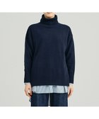 【ジェイプレスヨークストリート/J.PRESS YORK STREET】の【WOMEN】ウールカシミヤ タートルニット 人気、トレンドファッション・服の通販 founy(ファニー) ファッション Fashion レディースファッション Fashion for Women トップス・カットソー Cut & Sew Tops ニット Knit Tops & Sweaters シンプル Simple, Minimal スリット Slit, Slit Detail セーター Sweater, Knitwear タートル Turtleneck, Turtle Collar 定番 Standard, Basic Item リラックス Relax, Relaxed Fit 冬 Winter / This Winter A/W・秋冬 Autumn/Winter エレガント 上品 Elegant thumbnail ネイビー系|ID: prp329100004680946 ipo3291000000033809441
