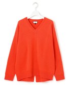 【ジェイプレスヨークストリート/J.PRESS YORK STREET】の【WOMEN】ウールカシミヤ ドルマンVニット 人気、トレンドファッション・服の通販 founy(ファニー) ファッション Fashion レディースファッション Fashion for Women トップス・カットソー Cut & Sew Tops ニット Knit Tops & Sweaters シンプル Simple, Minimal セーター Sweater, Knitwear フィット Fit, Slim Fit ボトム Bottoms, Lower Wear リラックス Relax, Relaxed Fit A/W・秋冬 Autumn/Winter thumbnail オレンジ系|ID: prp329100004680948 ipo3291000000033809451