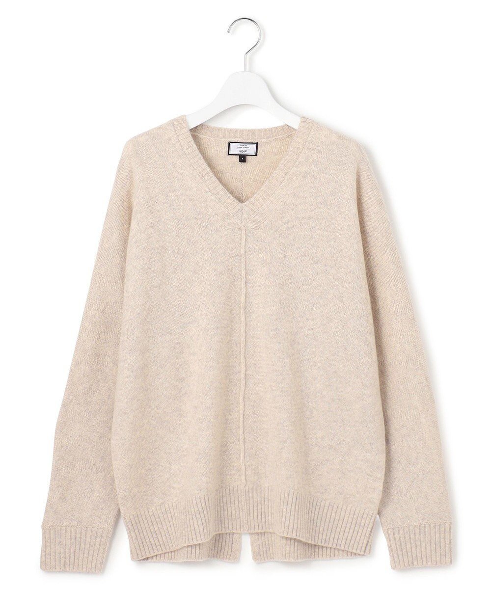 【ジェイプレスヨークストリート/J.PRESS YORK STREET】の【WOMEN】ウールカシミヤ ドルマンVニット インテリア・キッズ・メンズ・レディースファッション・服の通販 founy(ファニー) 　ファッション　Fashion　レディースファッション　Fashion for Women　トップス・カットソー　Cut & Sew Tops　ニット　Knit Tops & Sweaters　シンプル　Simple, Minimal　セーター　Sweater, Knitwear　フィット　Fit, Slim Fit　ボトム　Bottoms, Lower Wear　リラックス　Relax, Relaxed Fit　A/W・秋冬　Autumn/Winter　ベージュ系|ID: prp329100004680948 ipo3291000000033809452