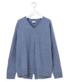 【ジェイプレスヨークストリート/J.PRESS YORK STREET】の【WOMEN】ウールカシミヤ ドルマンVニット 人気、トレンドファッション・服の通販 founy(ファニー) ファッション Fashion レディースファッション Fashion for Women トップス・カットソー Cut & Sew Tops ニット Knit Tops & Sweaters シンプル Simple, Minimal セーター Sweater, Knitwear フィット Fit, Slim Fit ボトム Bottoms, Lower Wear リラックス Relax, Relaxed Fit A/W・秋冬 Autumn/Winter thumbnail ダルブルー系|ID: prp329100004680948 ipo3291000000033809455
