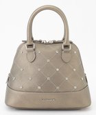 【ラ バガジェリー/LA BAGAGERIE】のラインストーンリベット カウレザー2wayハンドバッグ ガンメタリック|ID: prp329100004680954 ipo3291000000034231174