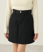 【アースミュージックアンドエコロジー/earth music&ecology】のLee×e.m.a.eデニムミニスカート Black|ID: prp329100004680971 ipo3291000000034231192