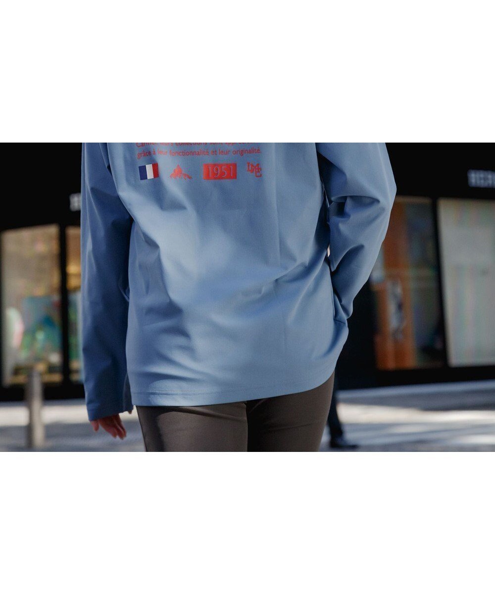 【シェアパーク/SHARE PARK】の【UVケア・吸水速乾・ストレッチ・軽量 】バックプリントTシャツ(S・Mサイズ) インテリア・キッズ・メンズ・レディースファッション・服の通販 founy(ファニー) 　ファッション　Fashion　レディースファッション　Fashion for Women　トップス・カットソー　Cut & Sew Tops　シャツ・ブラウス・オフィスカジュアル　Elegant Blouses & Button-Ups　ロングTシャツ・Tシャツ　Longline T-Shirts & Tees　カットソー・ベーシックTシャツ　Cut-and-Sewn Tops / Stretch Tees & Basics　カットソー　Cut and Sewn Top　グラフィック　Graphic, Graphic Design　吸水　Absorbent, Quick-Dry　軽量　Lightweight, Ultra Light　ストレッチ　Stretch, Stretchy Fabric　スポーツ　Sports, Activewear　フランス　France, French　フロント　Front, Front Design　プリント　Print, Printed Pattern　リラックス　Relax, Relaxed Fit　ワーク　Workwear, Utility Style　A/W・秋冬　Autumn/Winter　再入荷　Restock / Back in Stock　ブルー系|ID: prp329100004680981 ipo3291000000033809617