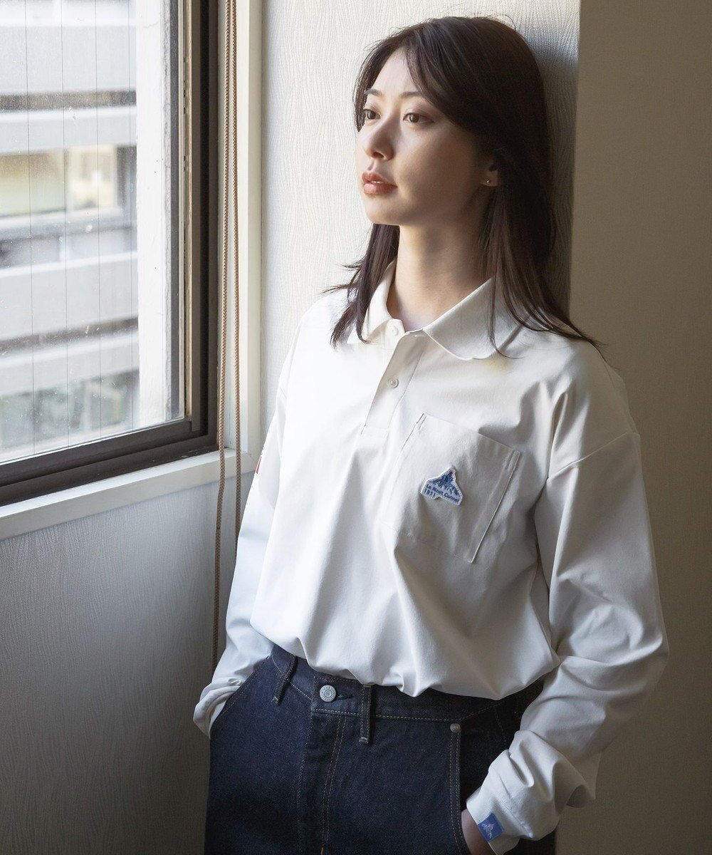 【シェアパーク/SHARE PARK】の【UVケア・吸水速乾・ストレッチ・軽量 】エンブレムポロTシャツ(S・Mサイズ) インテリア・キッズ・メンズ・レディースファッション・服の通販 founy(ファニー) 　ファッション　Fashion　レディースファッション　Fashion for Women　トップス・カットソー　Cut & Sew Tops　シャツ・ブラウス・オフィスカジュアル　Elegant Blouses & Button-Ups　ロングTシャツ・Tシャツ　Longline T-Shirts & Tees　カットソー・ベーシックTシャツ　Cut-and-Sewn Tops / Stretch Tees & Basics　インナー　Innerwear　カットソー　Cut and Sewn Top　吸水　Absorbent, Quick-Dry　軽量　Lightweight, Ultra Light　ジャケット　Jacket, Outerwear　ストレッチ　Stretch, Stretchy Fabric　フランス　France, French　ポケット　Pocket, Pocket Detail　リラックス　Relax, Relaxed Fit　ワーク　Workwear, Utility Style　A/W・秋冬　Autumn/Winter　再入荷　Restock / Back in Stock　ホワイト系|ID: prp329100004680985 ipo3291000000033809638