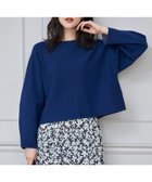 【自由区/JIYU-KU】の【セットアップ対応・洗える】レーヨンストレッチプルオーバー ニット ブルー|ID: prp329100004681029 ipo3291000000035760208