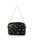 【アンビリオン/UNBILLION】のカカトゥ kakatoo / アイレットスクエア2wayショルダーバッグ 人気、トレンドファッション・服の通販 founy(ファニー) ファッション Fashion レディースファッション Fashion for Women バッグ Bags アイレット Eyelet Lace ショルダー Shoulder, Shoulder Strap シンプル Simple, Minimal チェーン Chain, Chain Strap パーティ Party, Party Style フェミニン Feminine, Girly ランダム Random, Irregular ロング Long, Long-Length 再入荷 Restock / Back in Stock thumbnail ブラック|ID: prp329100004681037 ipo3291000000033809894