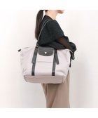 【アンビリオン/UNBILLION】のペルケ perche / ナイロン×牛革かぶせジェムストーントートバッグ 人気、トレンドファッション・服の通販 founy(ファニー) ファッション Fashion レディースファッション Fashion for Women バッグ Bags おすすめ Recommended / Our Picks ビジネス 仕事 通勤 Business / Work / Commuting thumbnail ライトグレー|ID: prp329100004681042 ipo3291000000033809919