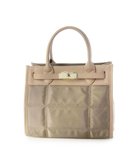 【アンビリオン/UNBILLION】のペルケ perche / ナイロンキルト×クロコ型押し牛革2wayトートバッグS オーク|ID: prp329100004681047 ipo3291000000035870053