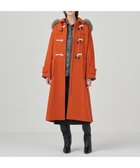 【グレース コンチネンタル/GRACE CONTINENTAL】のウールカルゼダッフルコート オレンジ|ID: prp329100004681087 ipo3291000000033810178